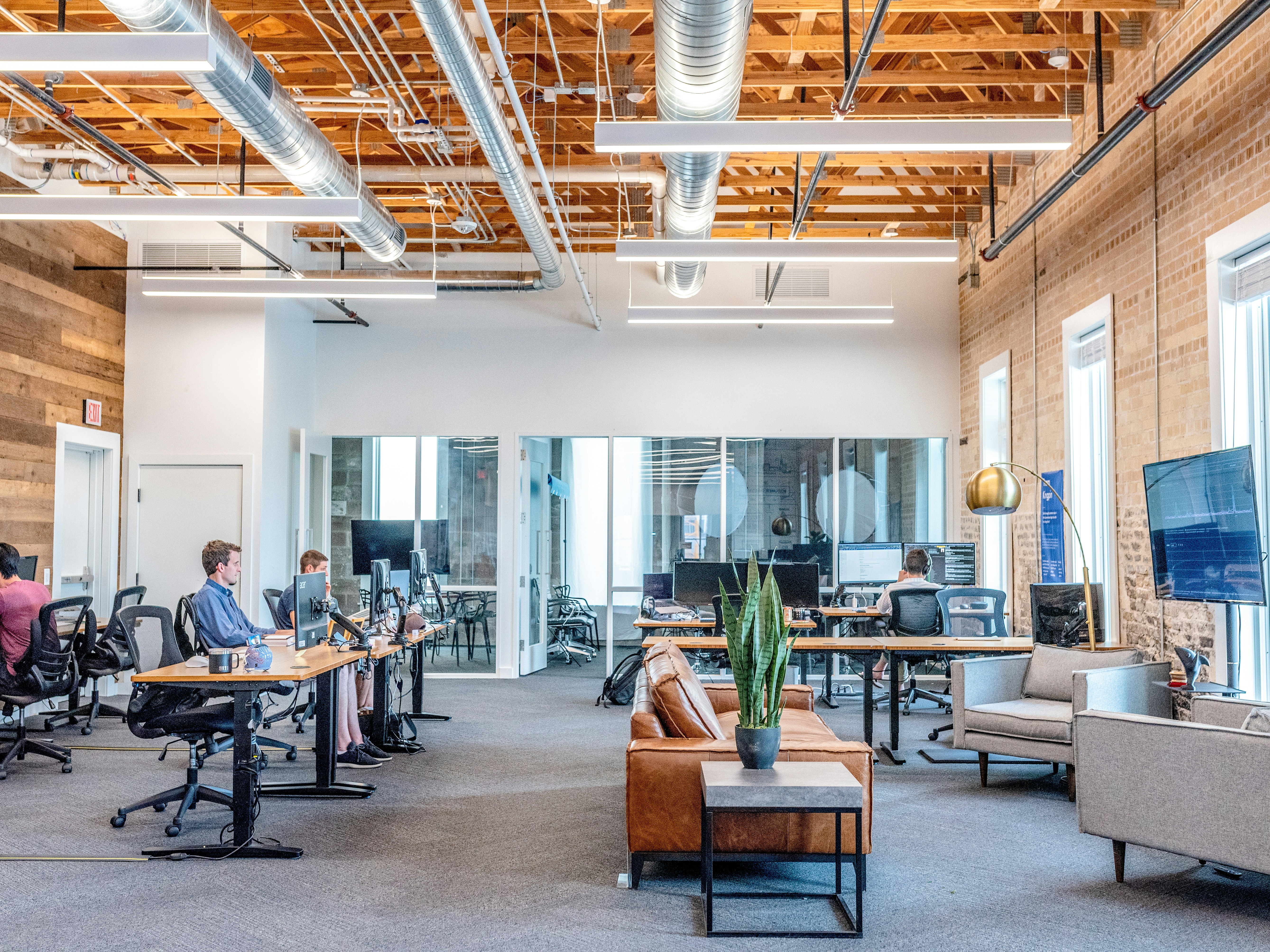 WE TECH's open, modern office workspace